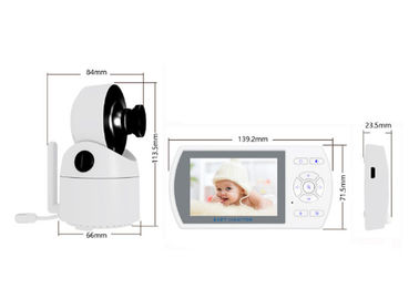 무선 영상 아기 감시자 480ft 범위 2.4 GHz 디지털 방식으로 4500 MAh 건전지