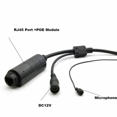 2MP 포 작은 숨겨진 와이파이 카메라 숨겨진 보안 IP 총알형 카메라